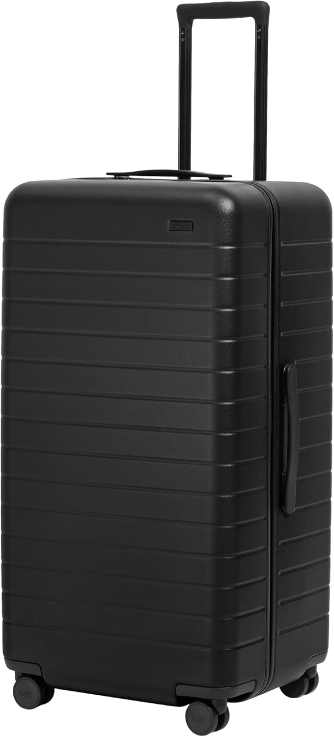 Away Trunk 31-Inch Lightweight Hardside Checked Luggage Suitcase with Spinner Wheels Zevon