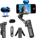AOCHUAN Smart XE AI 3-Axis Foldable Handheld Smartphone Gimbal Stabilizer with AI Tracking Black Zevon