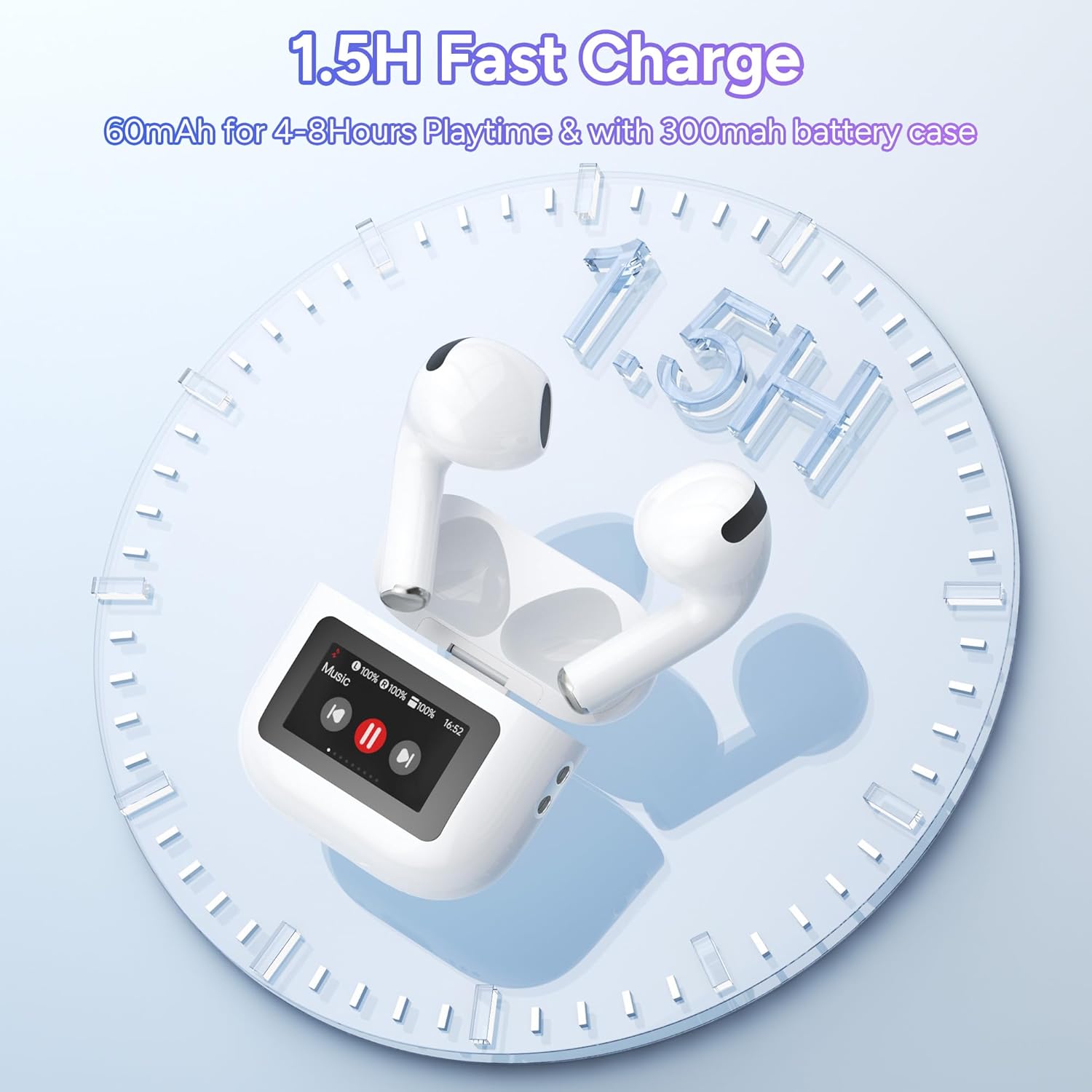 OWS 4-in-1 Real-Time AI Language Translator Wireless Earbuds Zevon